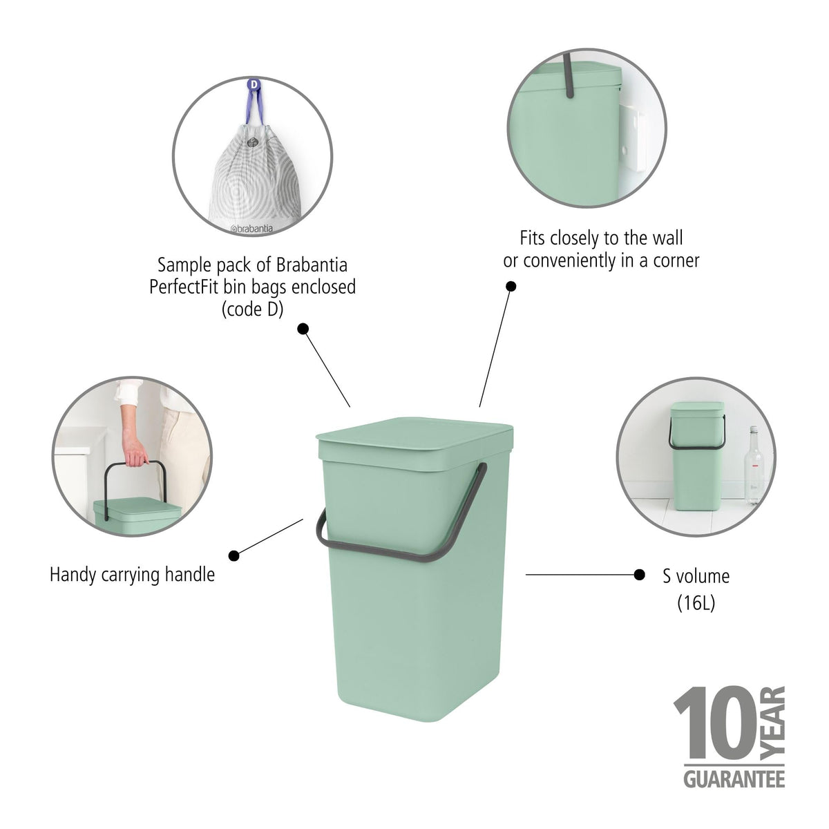Sort & Go Kitchen Recycling Bin