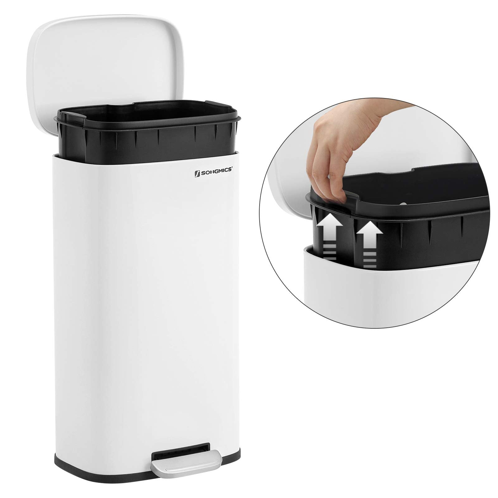 Trash Can with Lid
