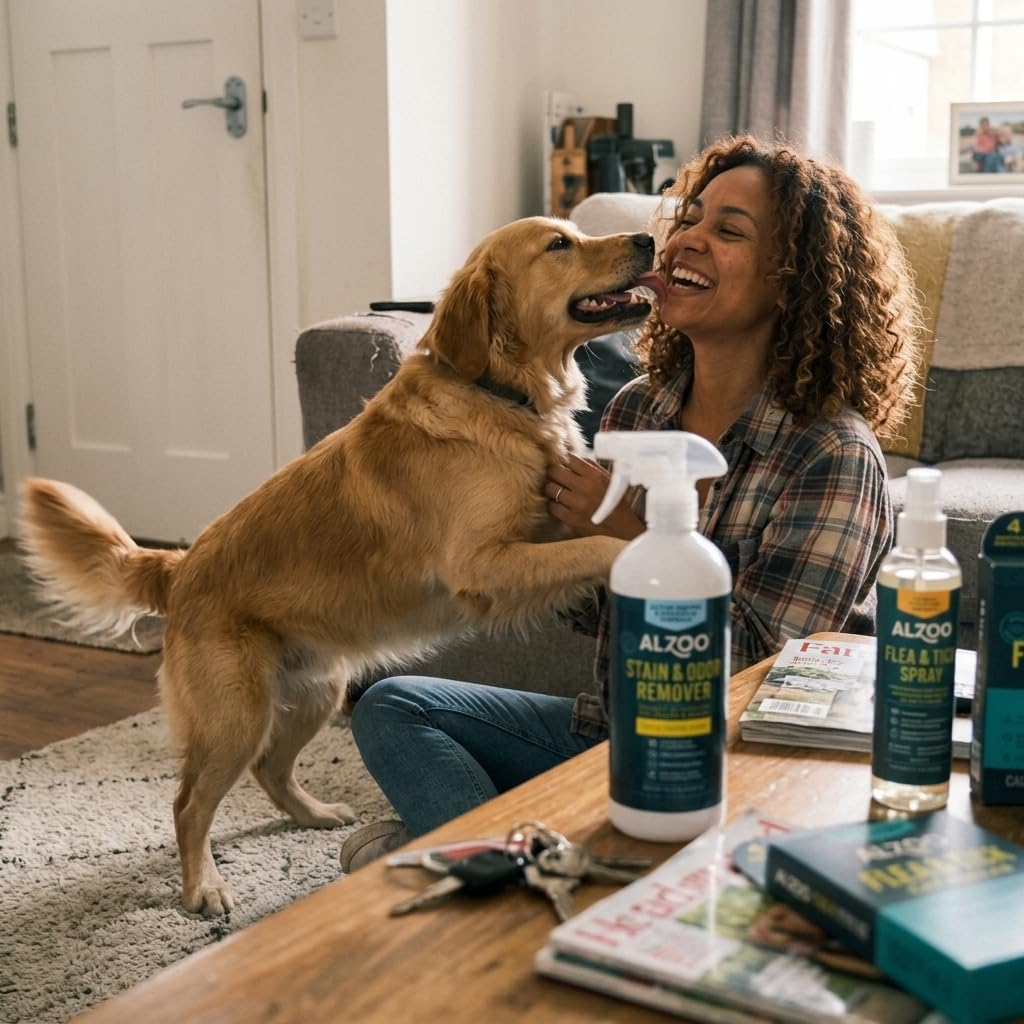 Pet Stain & Odor Remover Spray for Dog & Cat Urine (32 Fl Oz)
