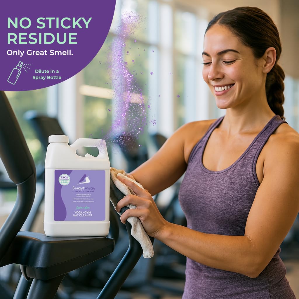 SwaytAway Fitness Mat Cleaner Concentrate Lavender (32 Fl Oz)
