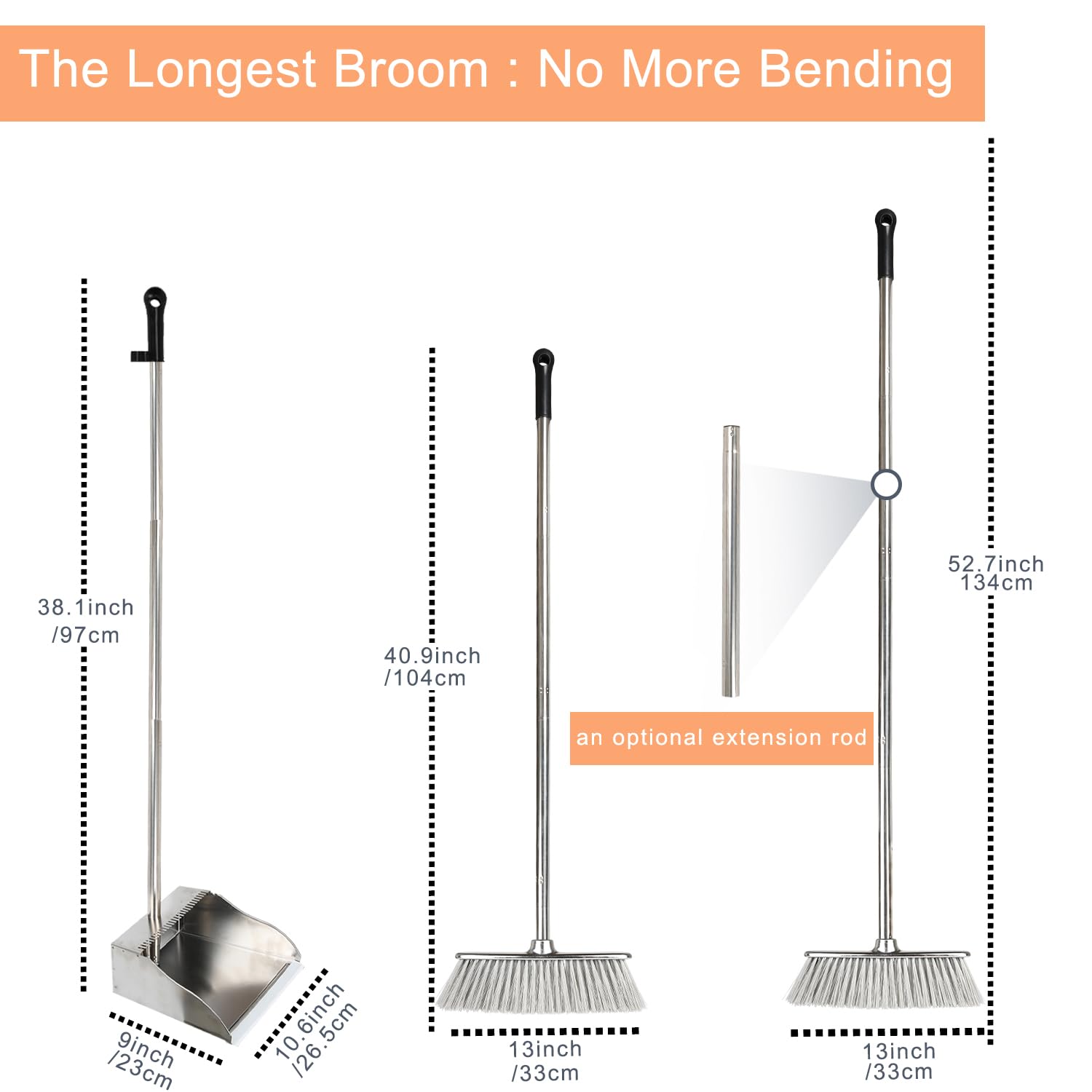 Broom and Dustpan Set