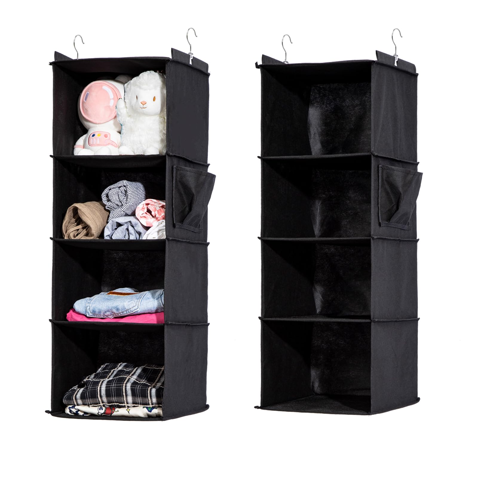 2 Packs Hanging Closet Organizer (8 Count)
