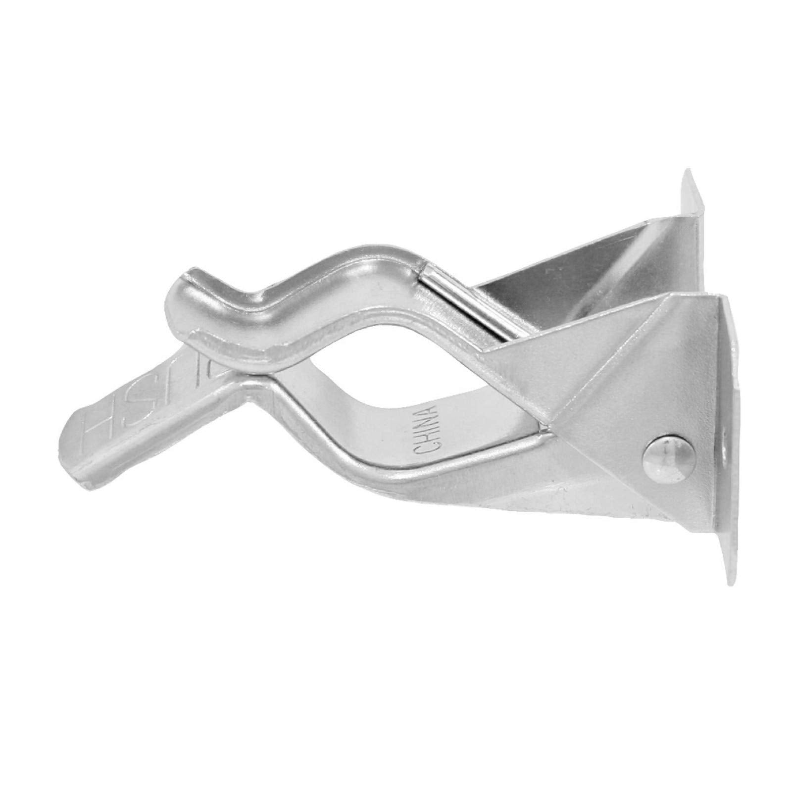 Heavy Duty Metal Gaint Spring Grip Clamp Tool Hanger Wall Orgainzer for Garage Closet Brooms and Mops Wall Mount Holder (6 Count)