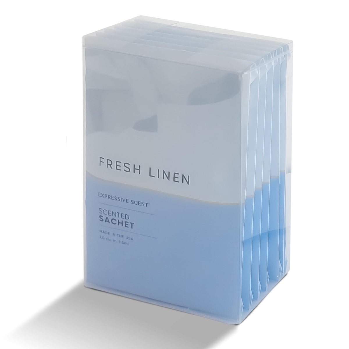 6 Pack Fresh Linen Large Scented Sachet Envelope by Expressive Scent (6 Count)
