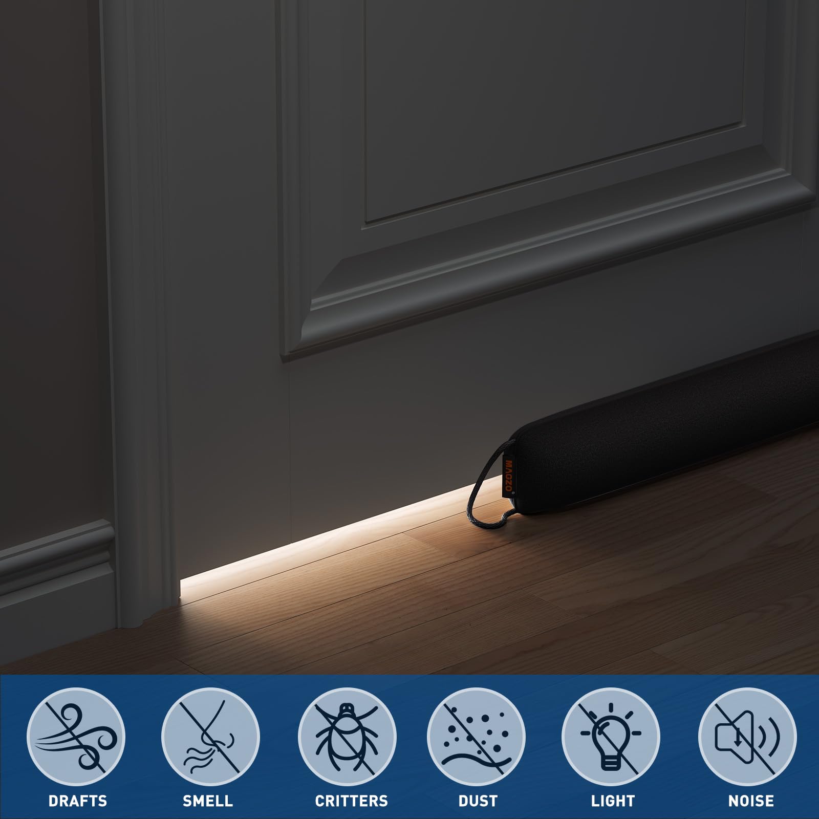 Weighted Door Draft Stopper for Bottom of Door 32 Inches