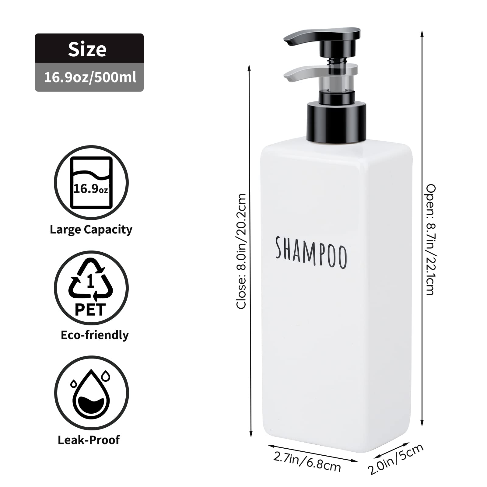 Plastic Soap Dispenser (3 Count)