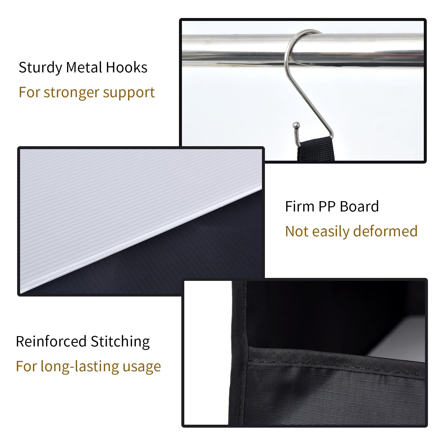 4 Shelf Hanging Closet Organizer (2 Count)