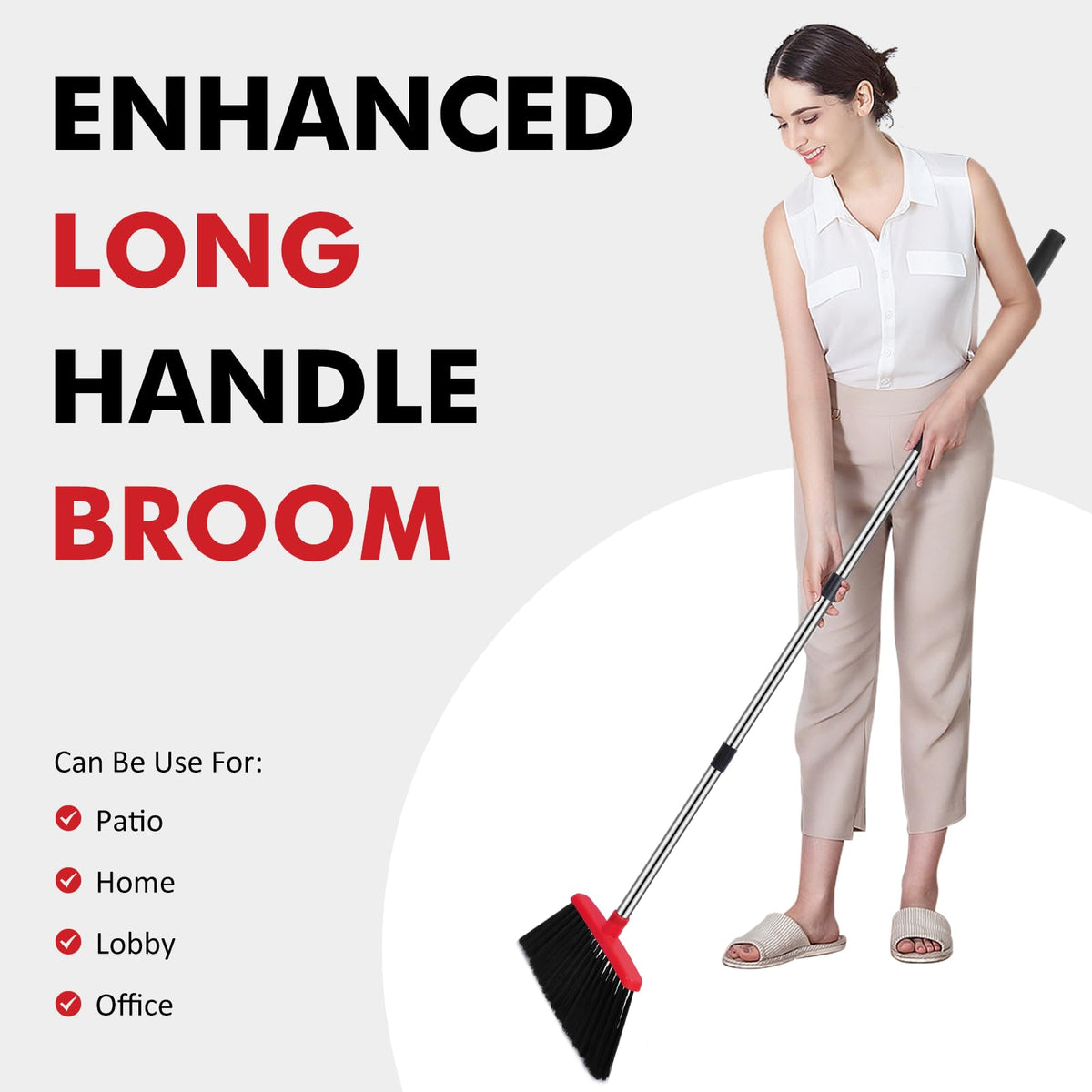 Heavy Duty Broom (4 Count)