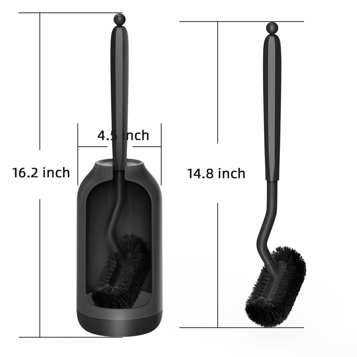 Toilet Bowl Brush Holder Set