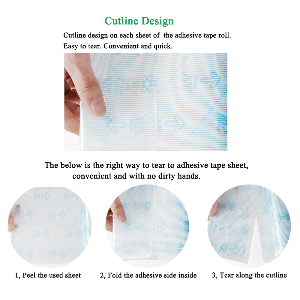 6.3 in Large Lint Roller Refills (90 Count)