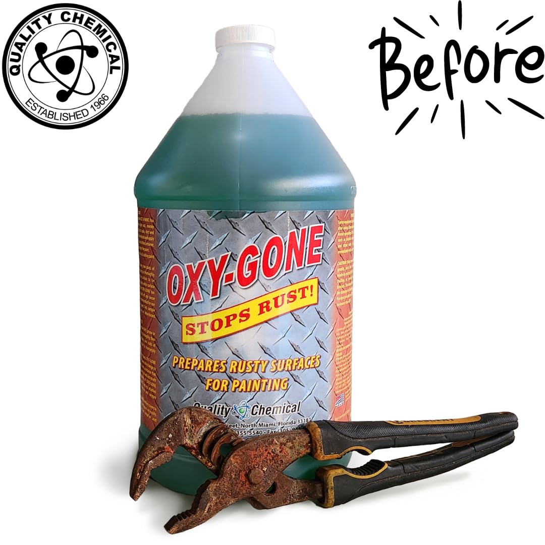 Oxy Gone Rust Remover and Metal Treatment (128 Fl Oz)
