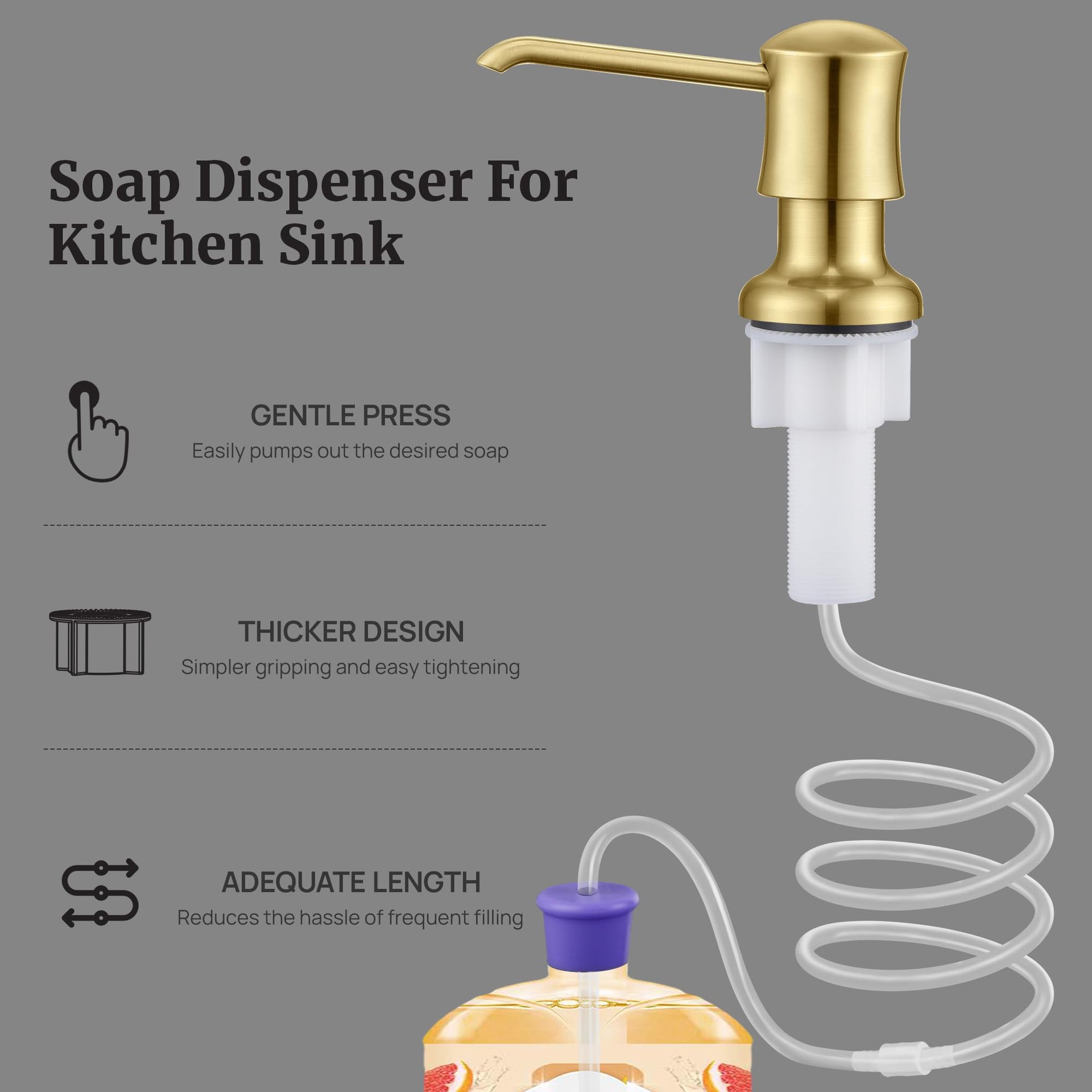 Sink Soap Dispenser with 40