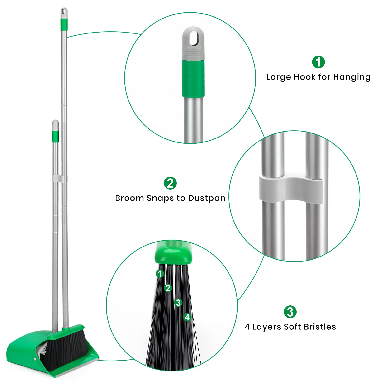 Broom and Dustpan Set