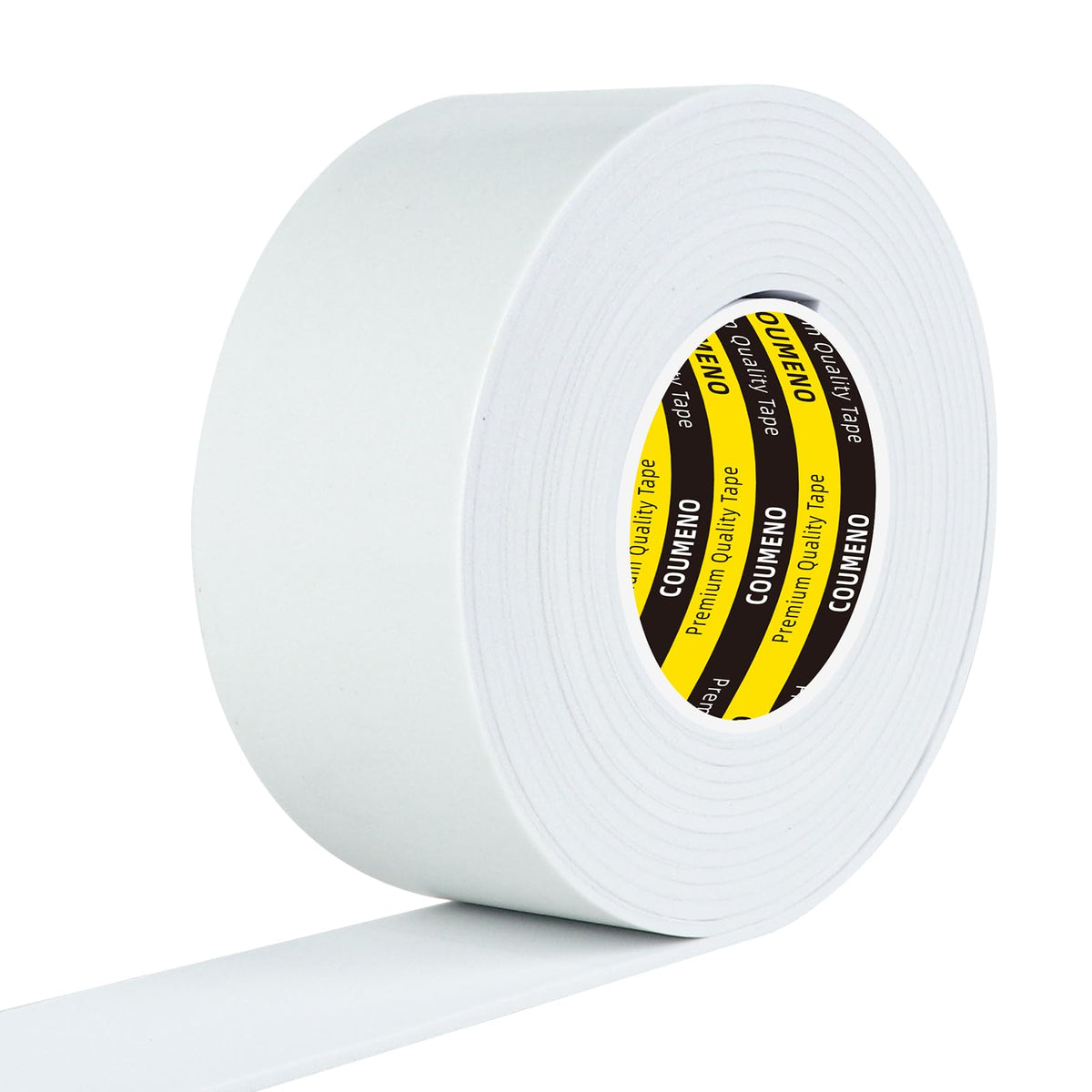 White Foam Tape Weather Stripping Sealing Sponge (9.84 Foot)
