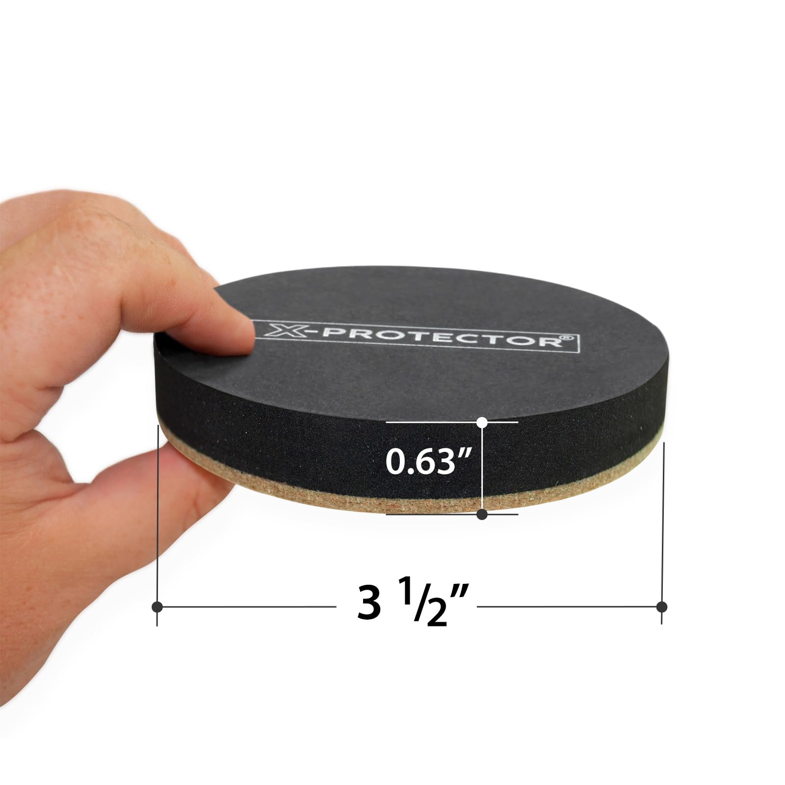 Felt Furniture Sliders Hardwood Floors X (16 Count)