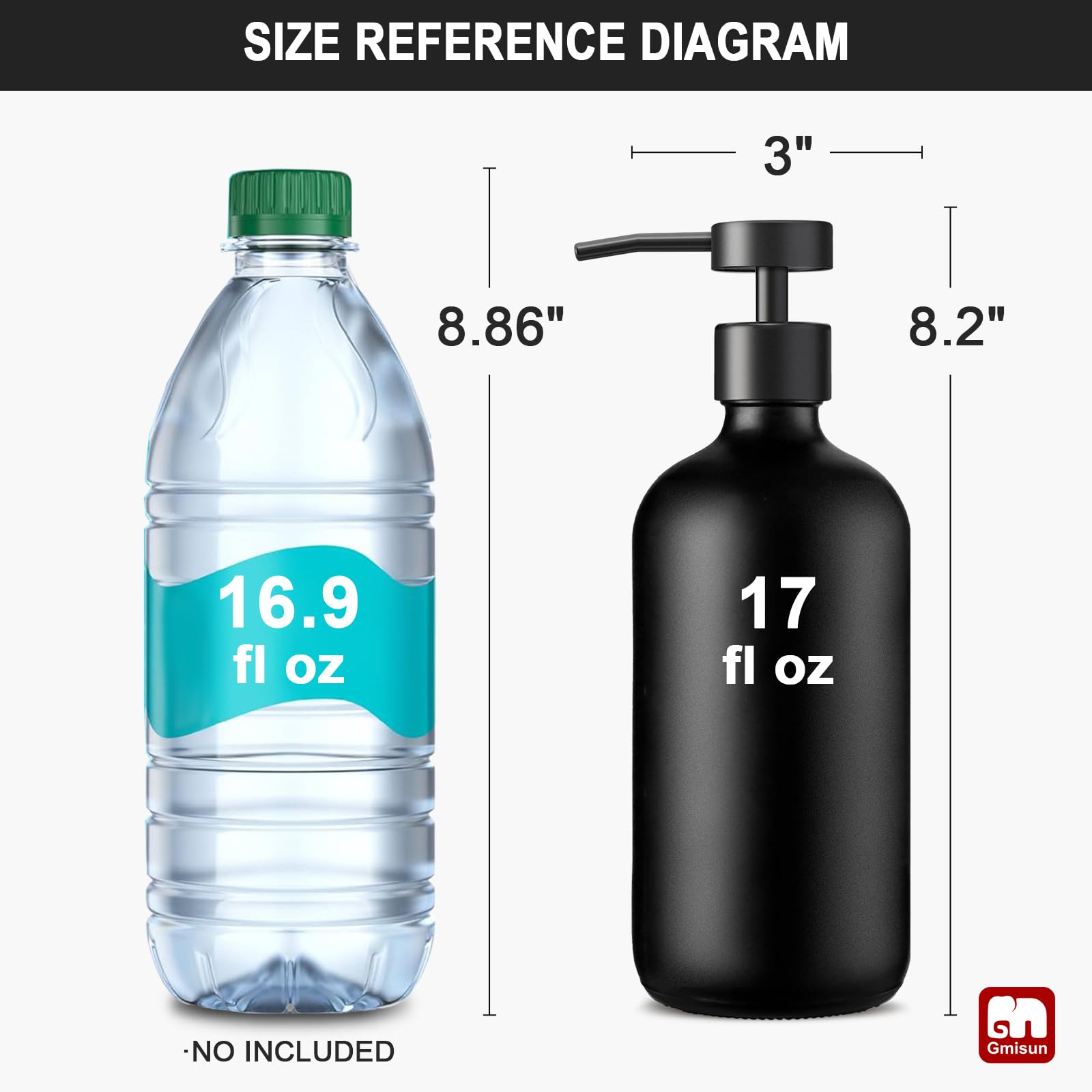 Black Soap Dispenser (2 Count)