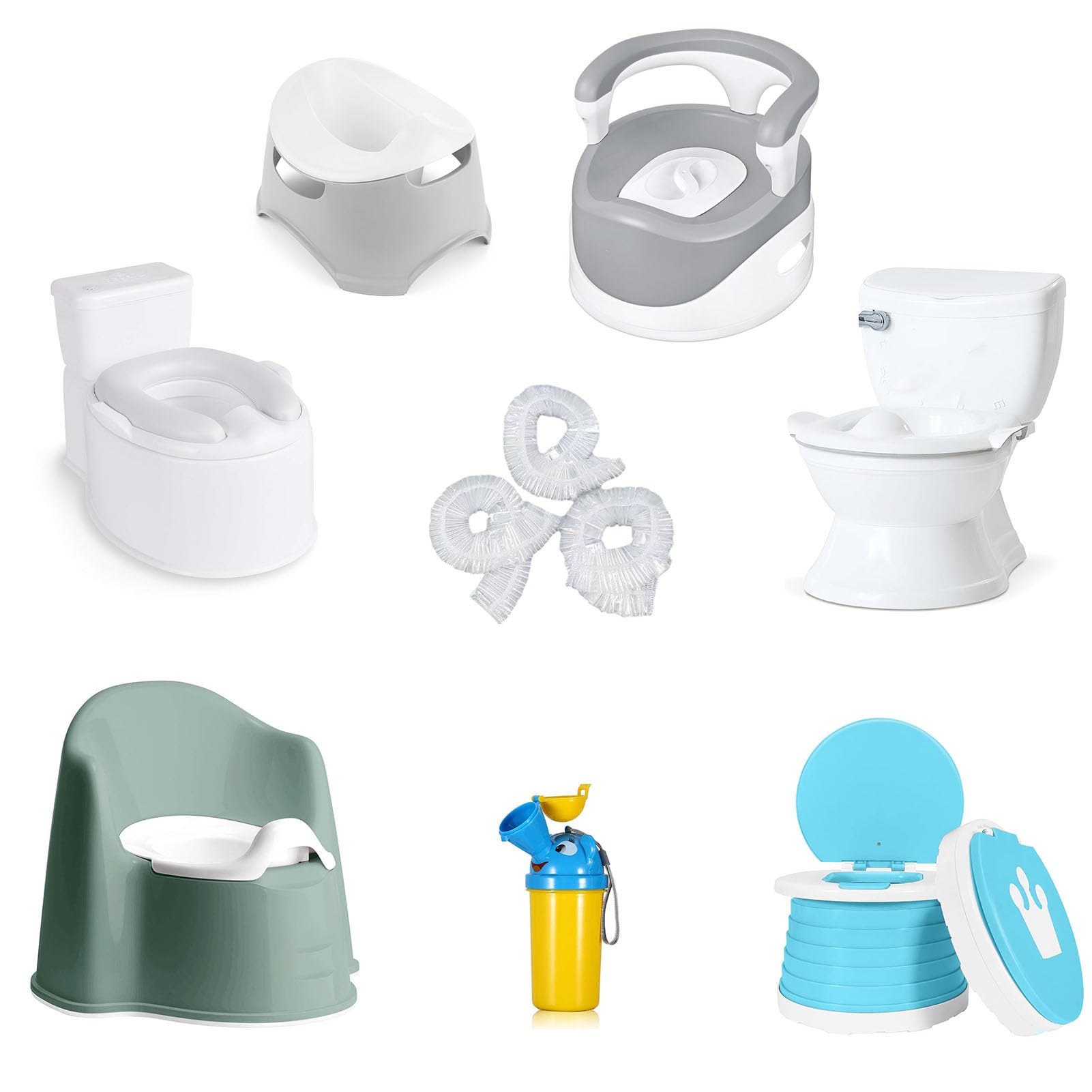 Potty Chair Liners with Elastic