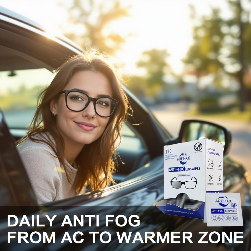 Anti Fog Wipes for Glasses (240 Count)