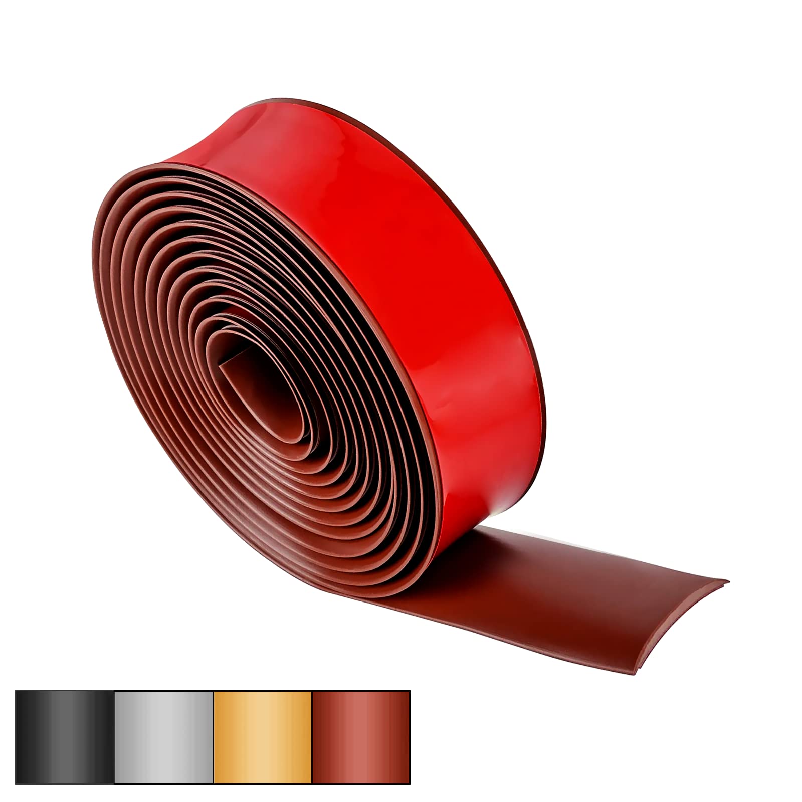 Floor Door Flat Transition Strip & Self Adhesive Floor Vinyl Floor Edge Trim Laminate Floor Gap Covering Joining Strip