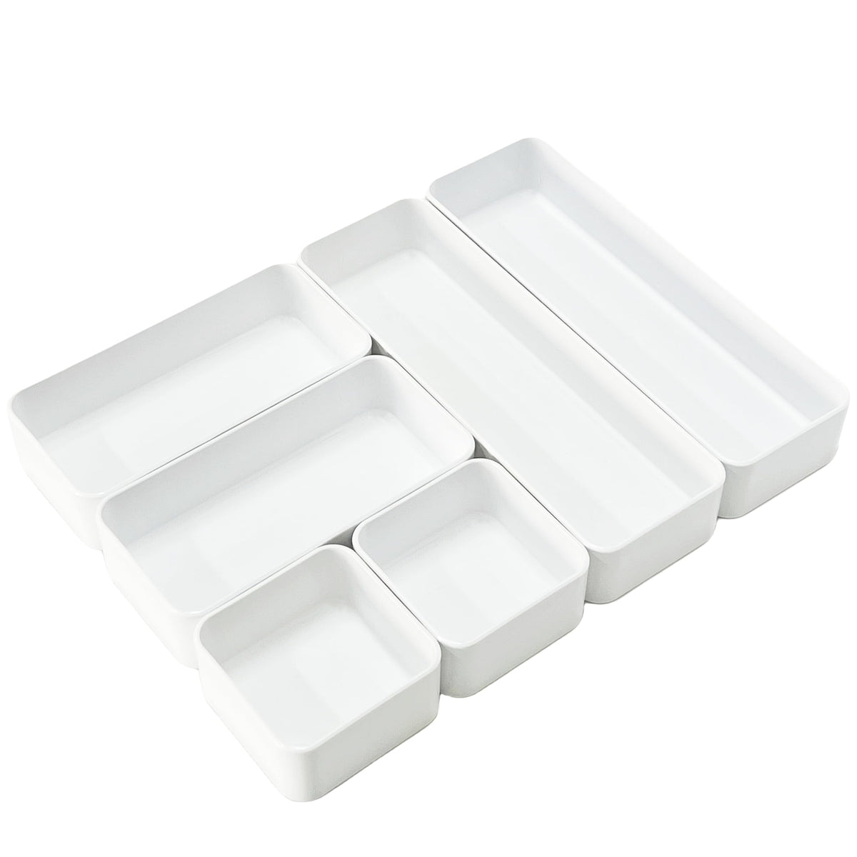 Plastic Drawer Organizers Set