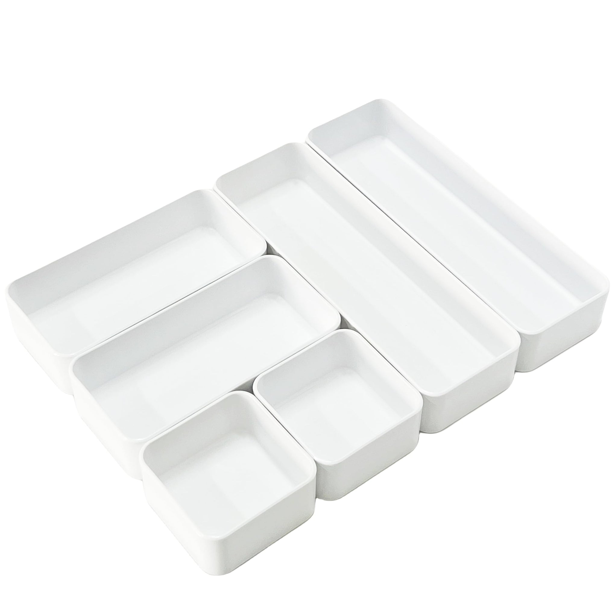 Plastic Drawer Organizers Set