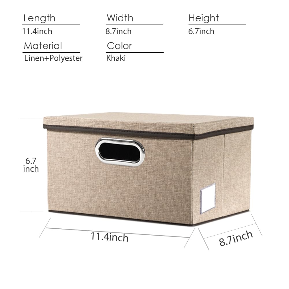 Storage Bins with Lids [3 (3 Count)