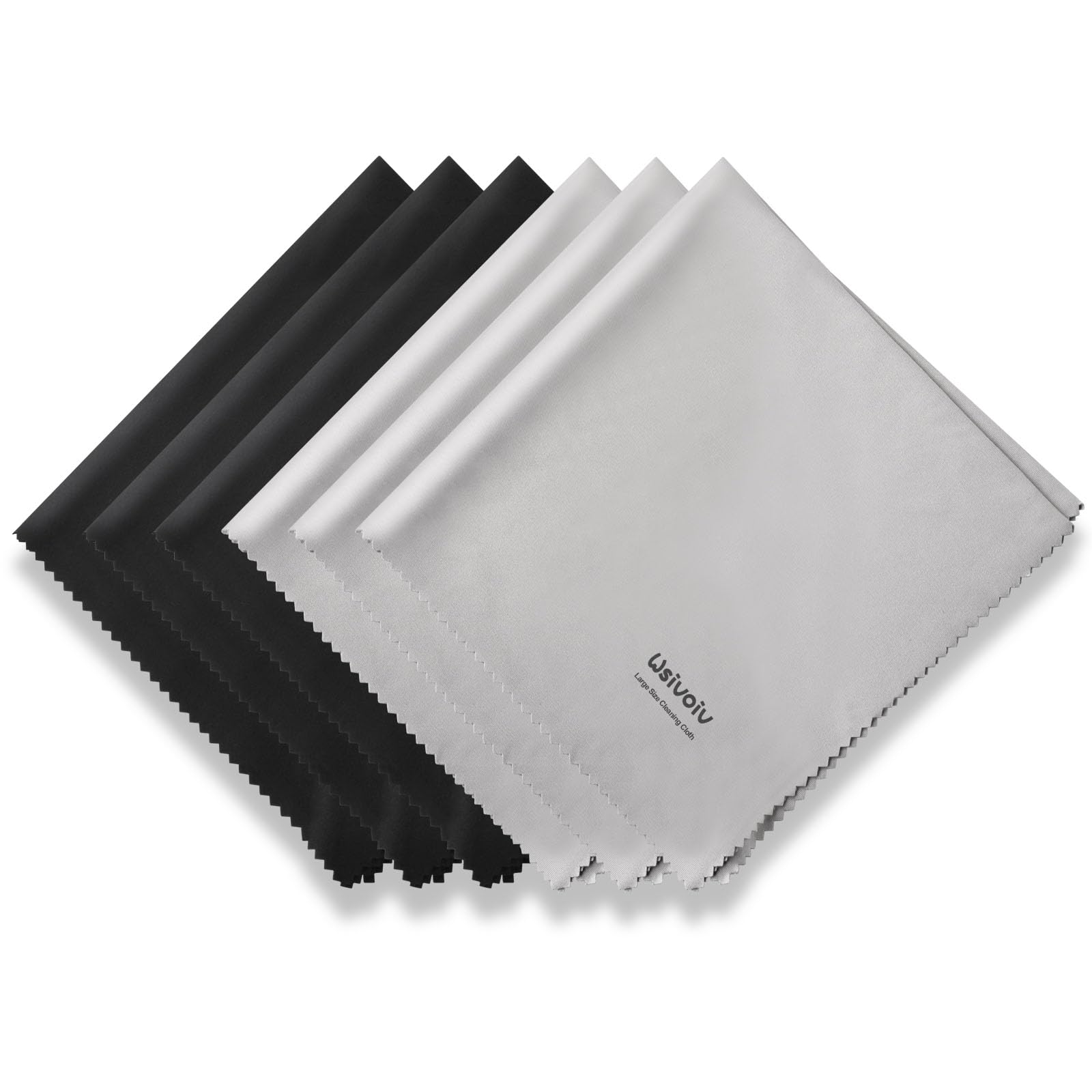 6PCS Large Eyeglass Cleaning Cloths