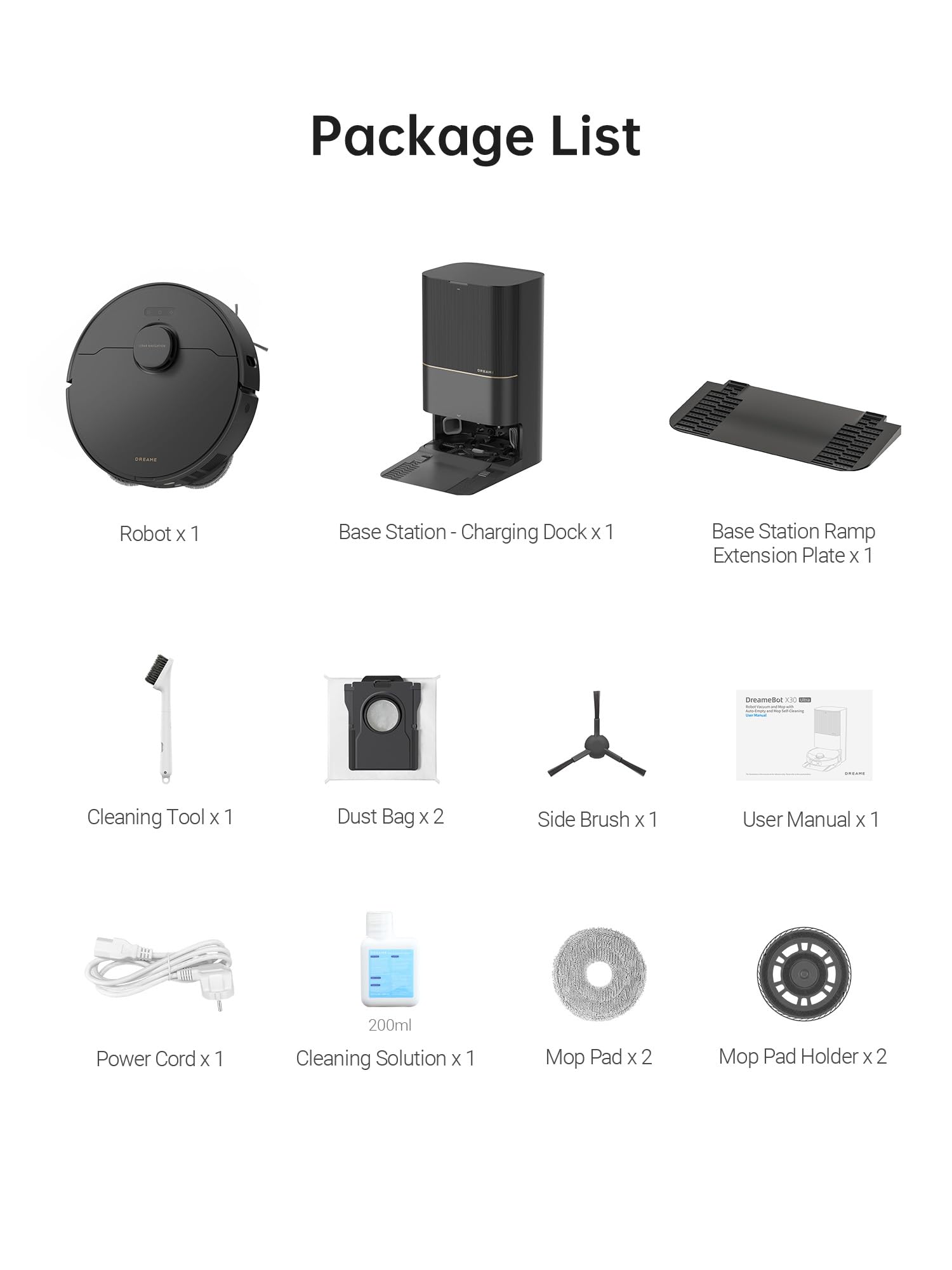 X30 Ultra Robot Vacuum and Mop Combo