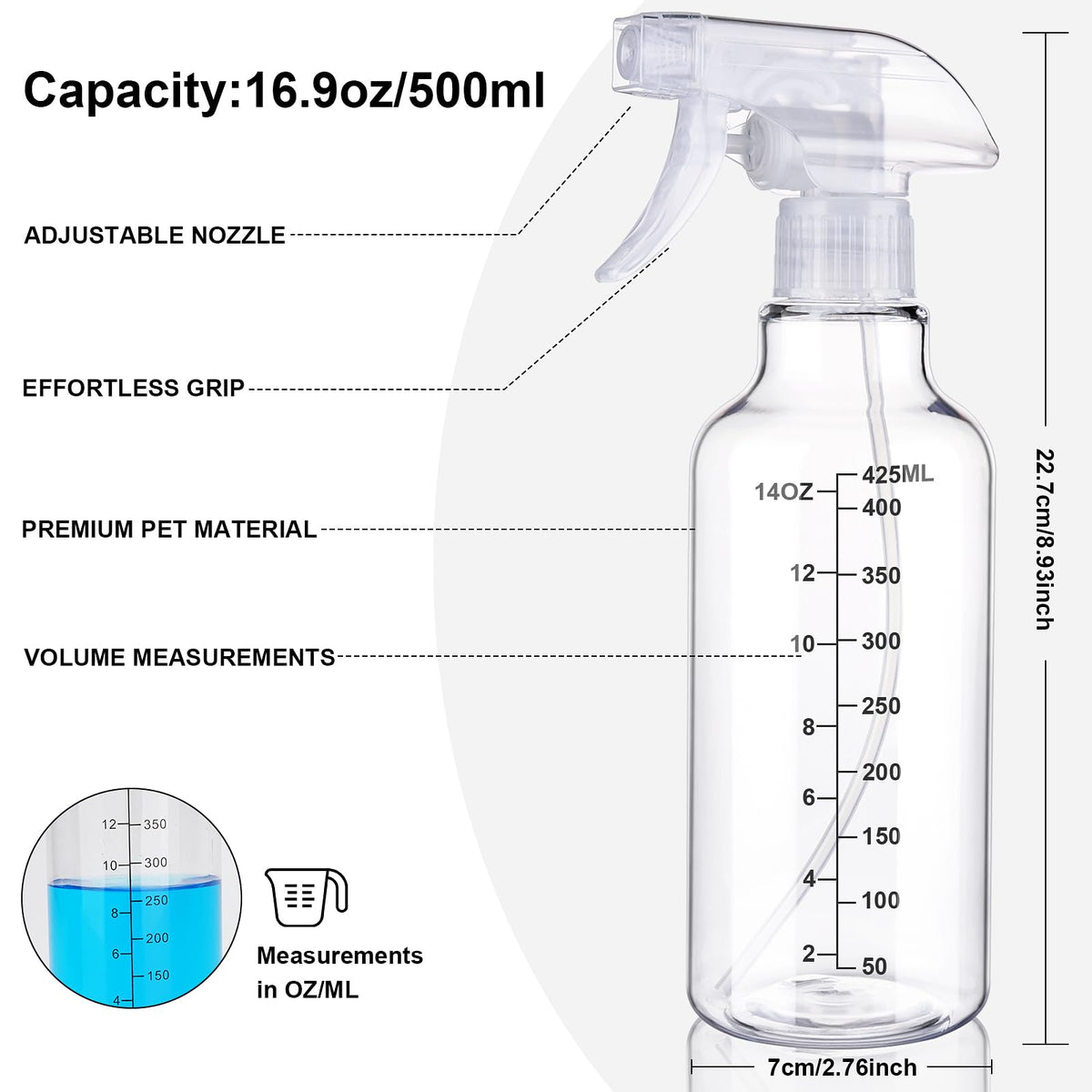 Plastic Spray Bottle (2 Count)