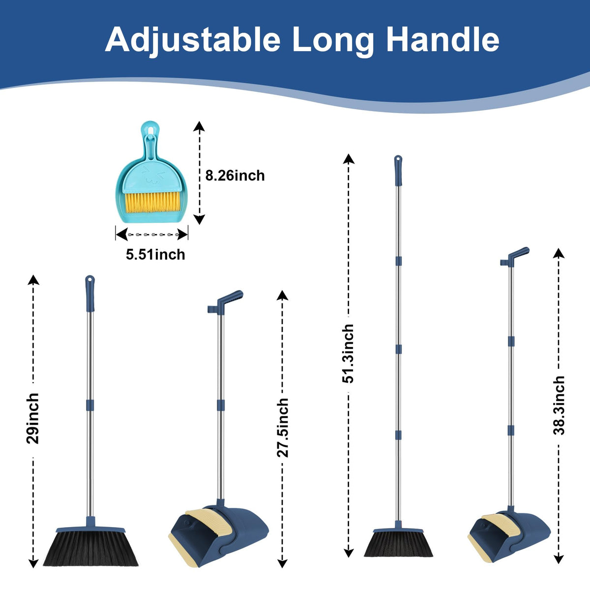 Broom and Dustpan Set