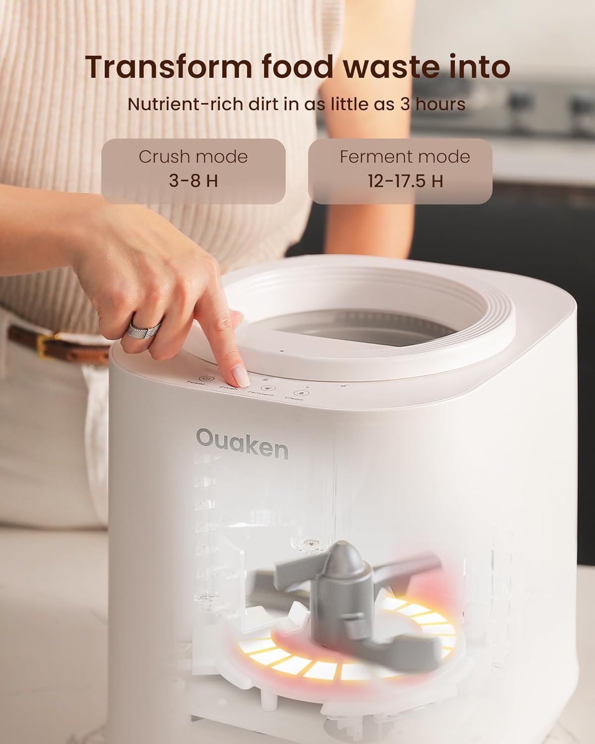 4L Electric Composter for Kitchen