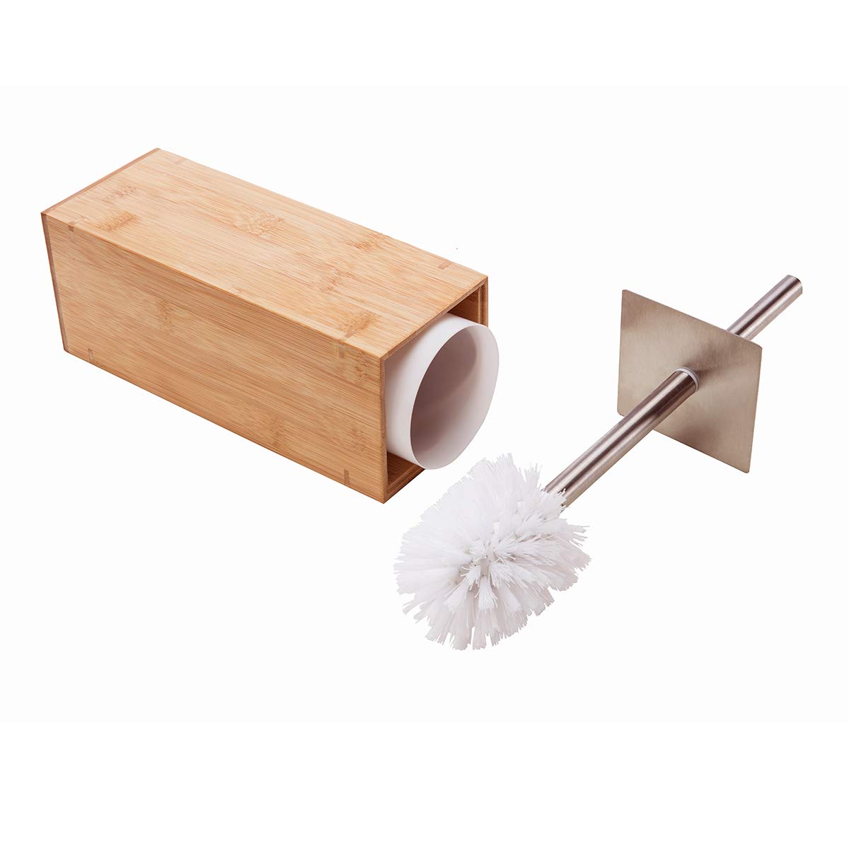 Bamboo Toilet Bowl Cleaner with Holder for All Toilet Types