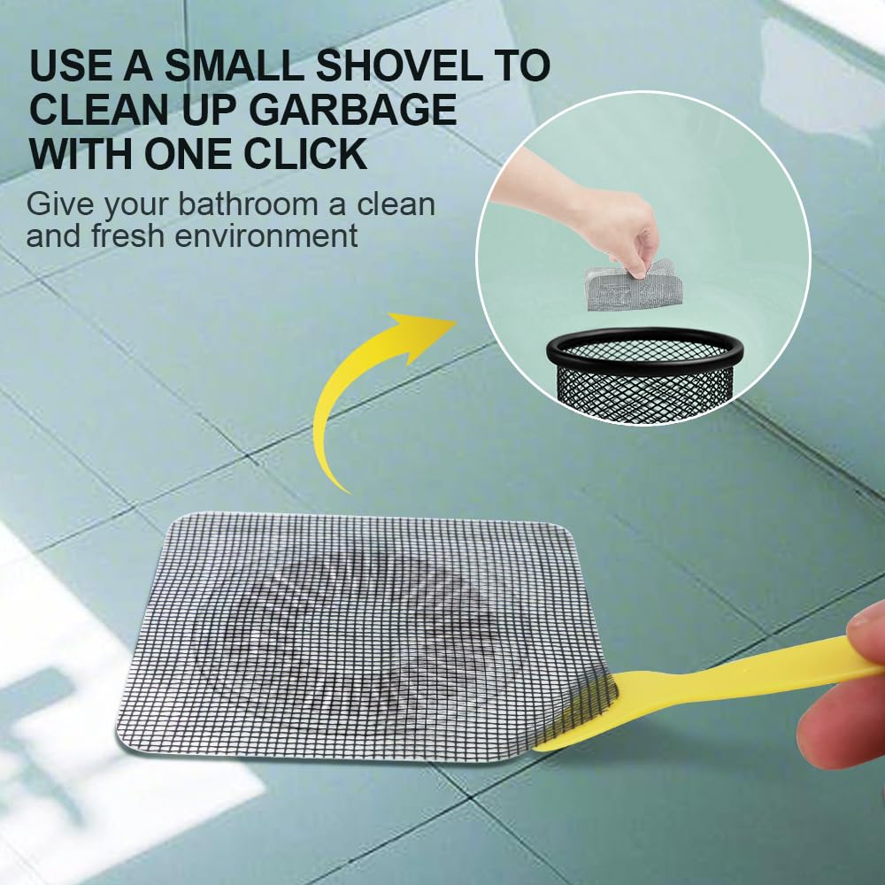 80PCS 4"x4" Disposable Hair Drain Stickers (80 Count)