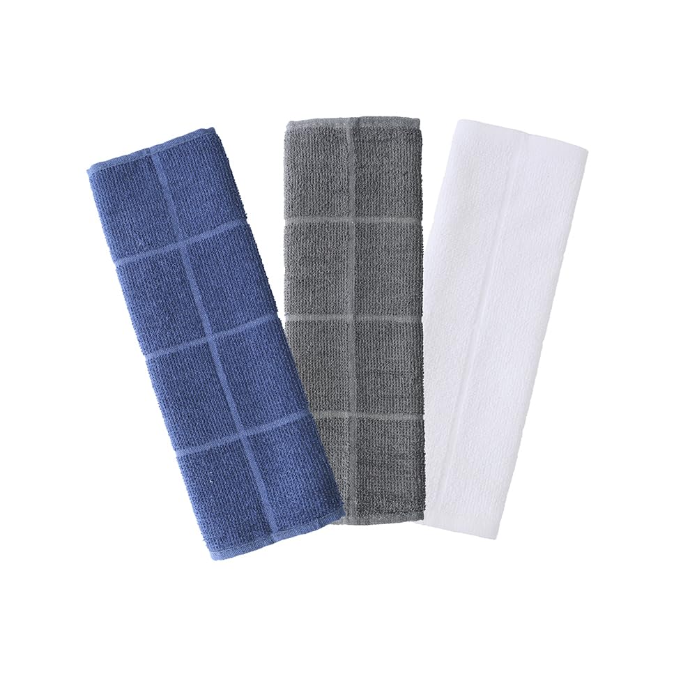 Kitchen Dish Cloths Highly Absorbent Dish Rags 100% Cotton Wash Cloths for Washing Dishes (24 Count) - ModHome Supplies