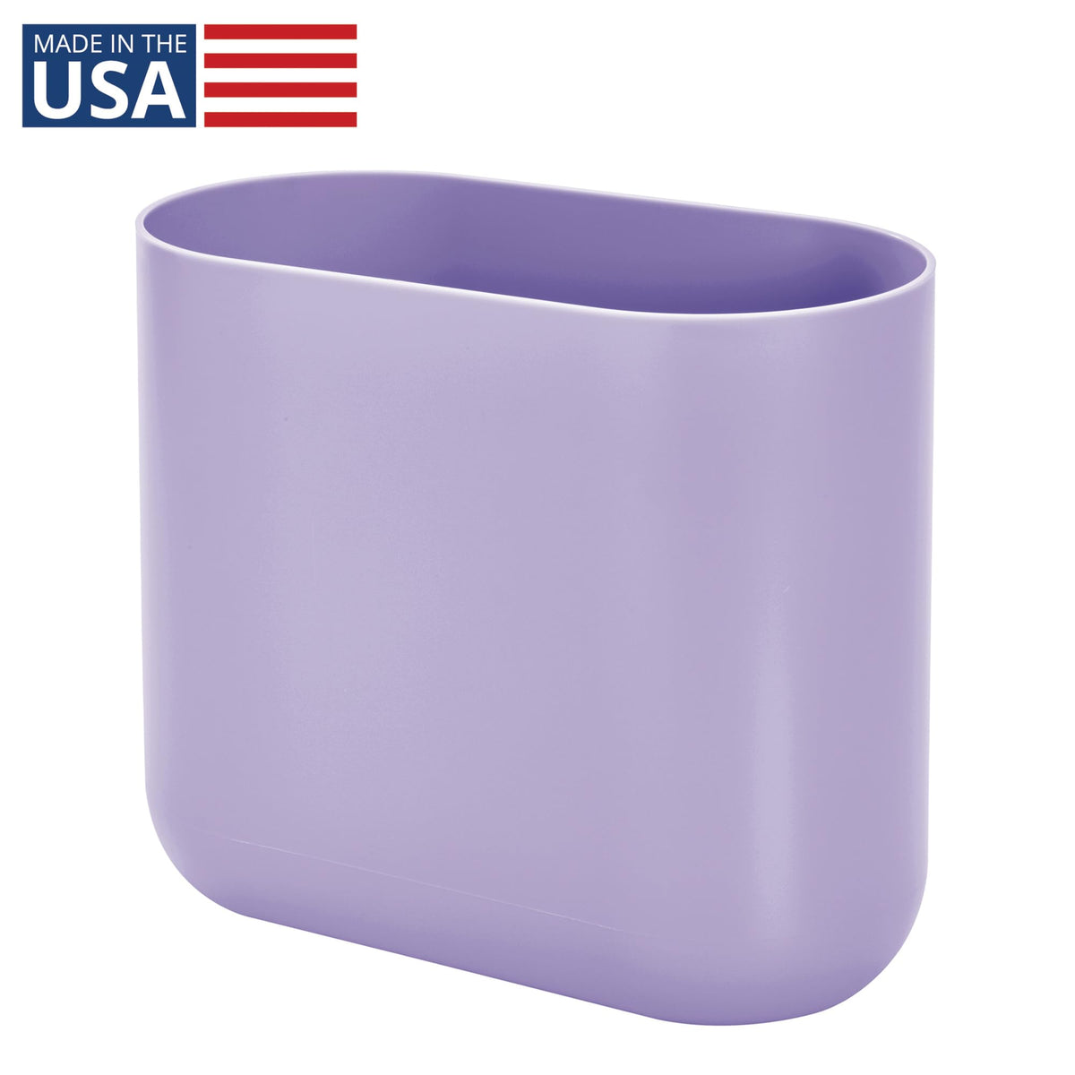 Small Slim Plastic Bathroom Trash Can