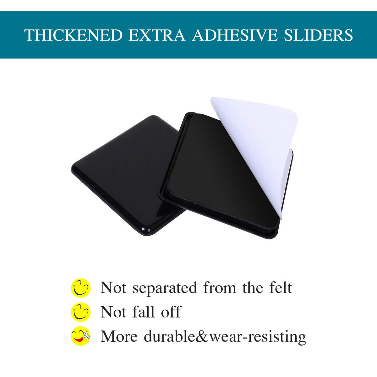 Furniture Sliders for Carpet (16 Count)