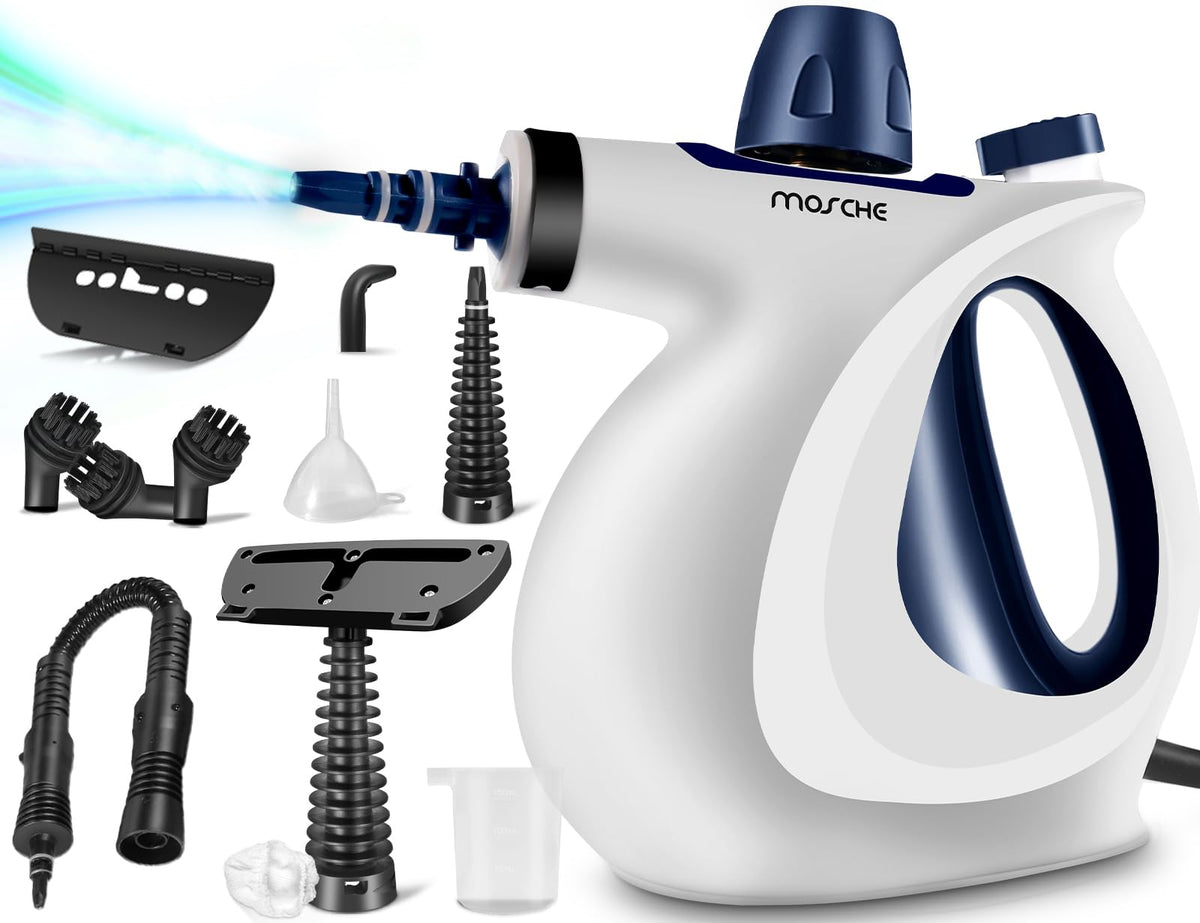Handheld Pressurized Steam Cleaner with 11