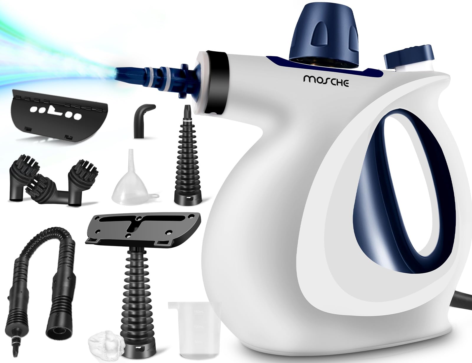 Handheld Pressurized Steam Cleaner with 11