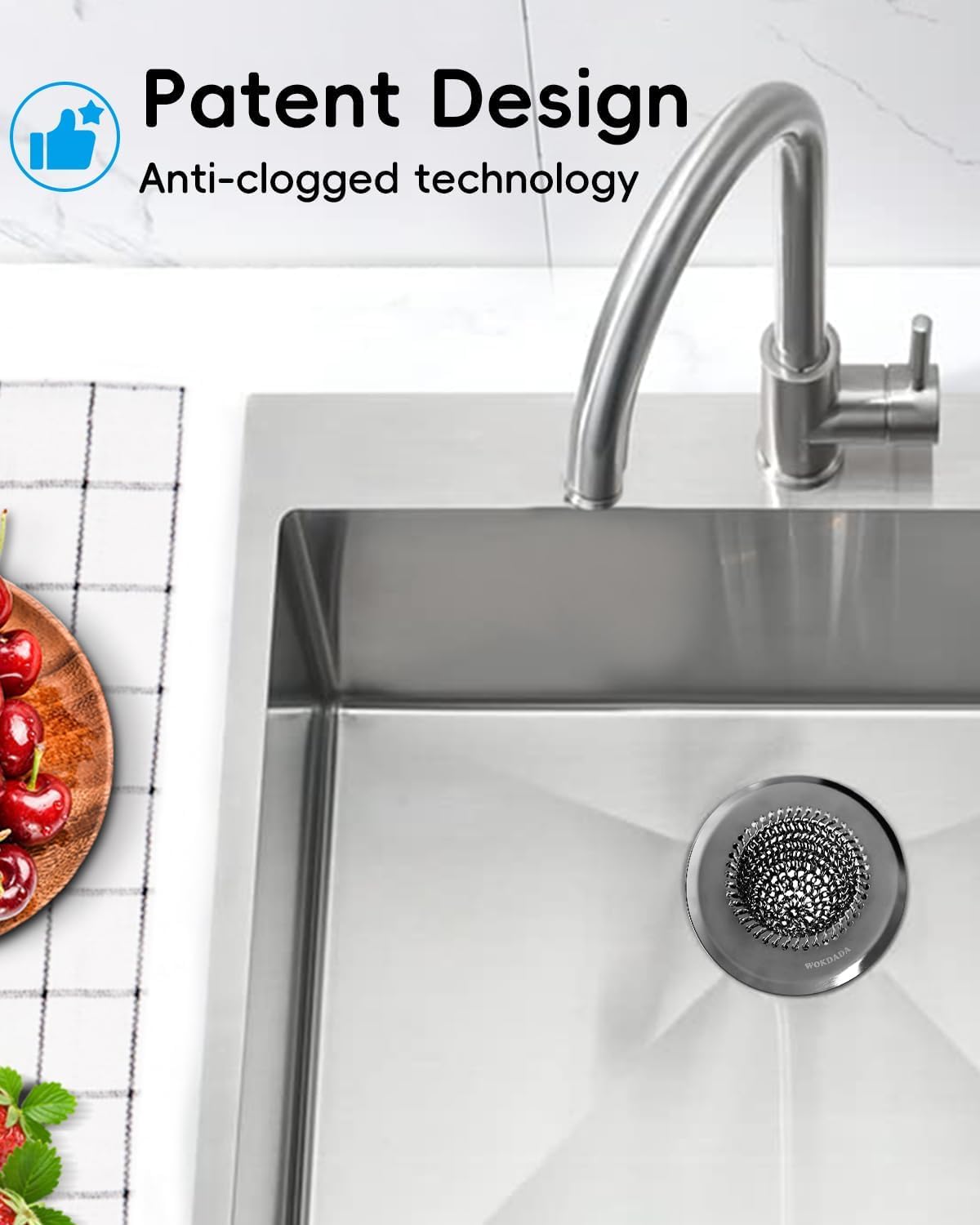 Upgraded Sink Drain Strainer