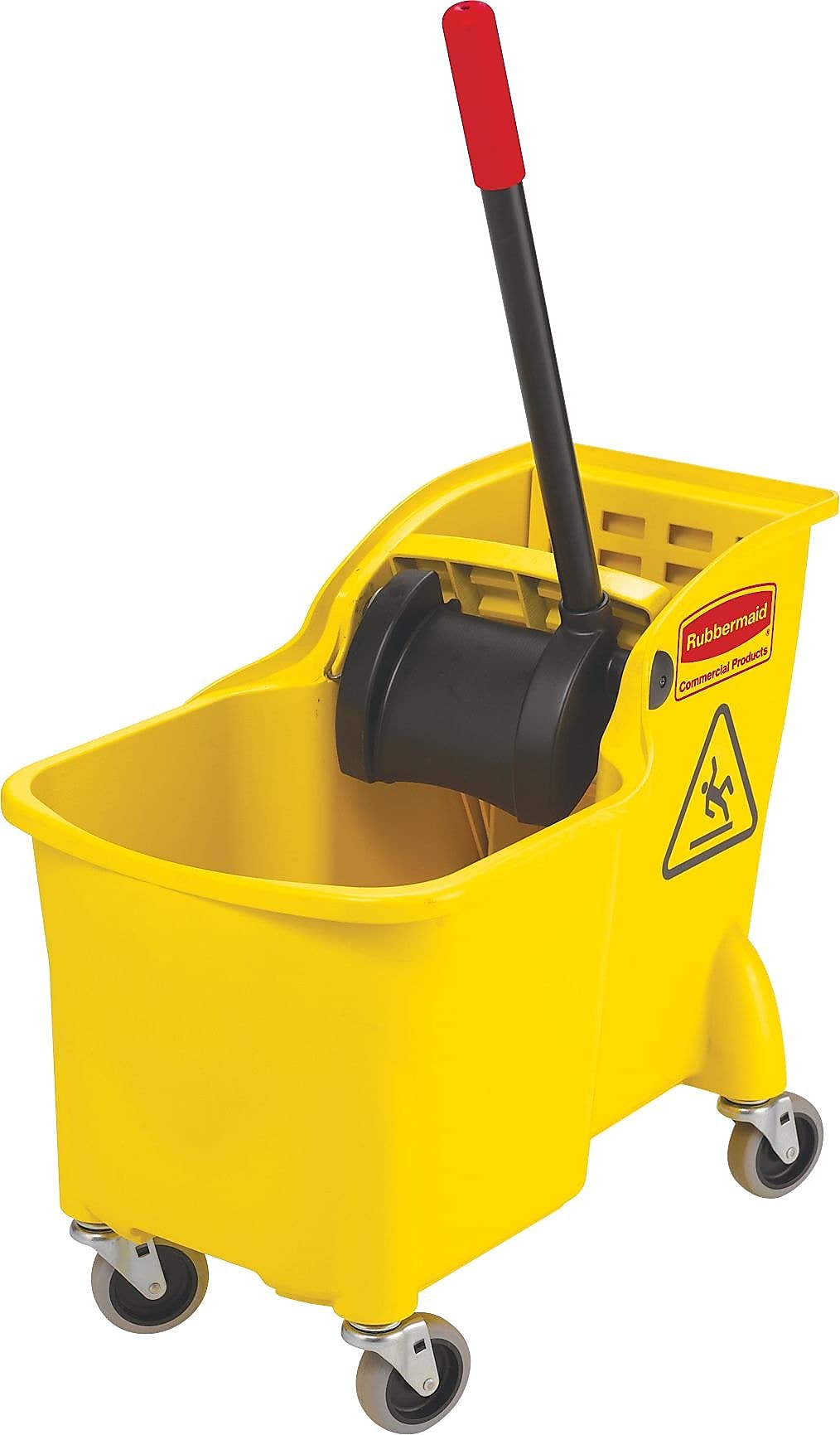 31 QT Tandem Mop Bucket and Wringer Combo on Wheels