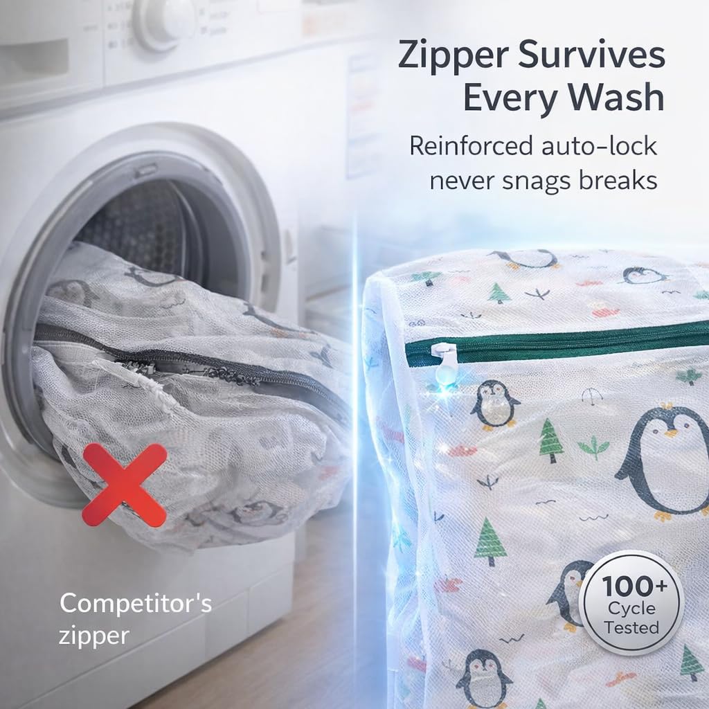 Mesh Laundry Bags for Delicates (5 Count)