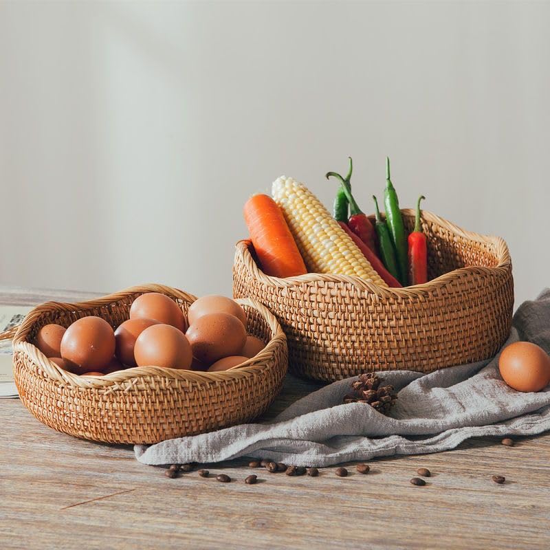 Rattan Bread Basket (3 Count)