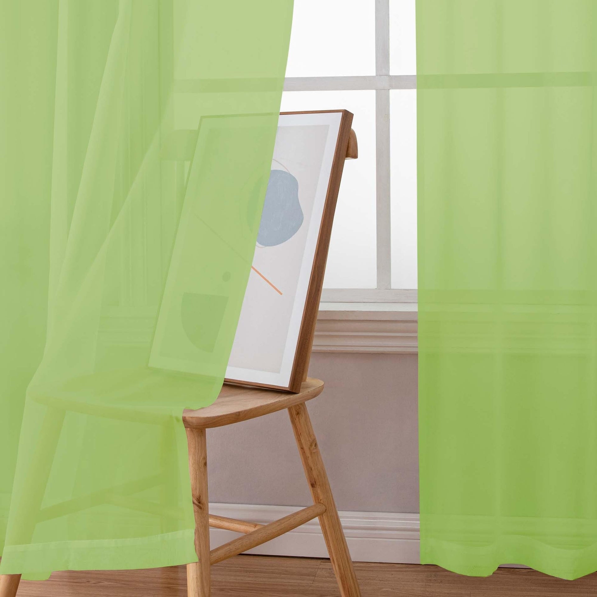 Extra Long Sheer Curtains 120 Inches Long 2 Panels Set (2 Count)