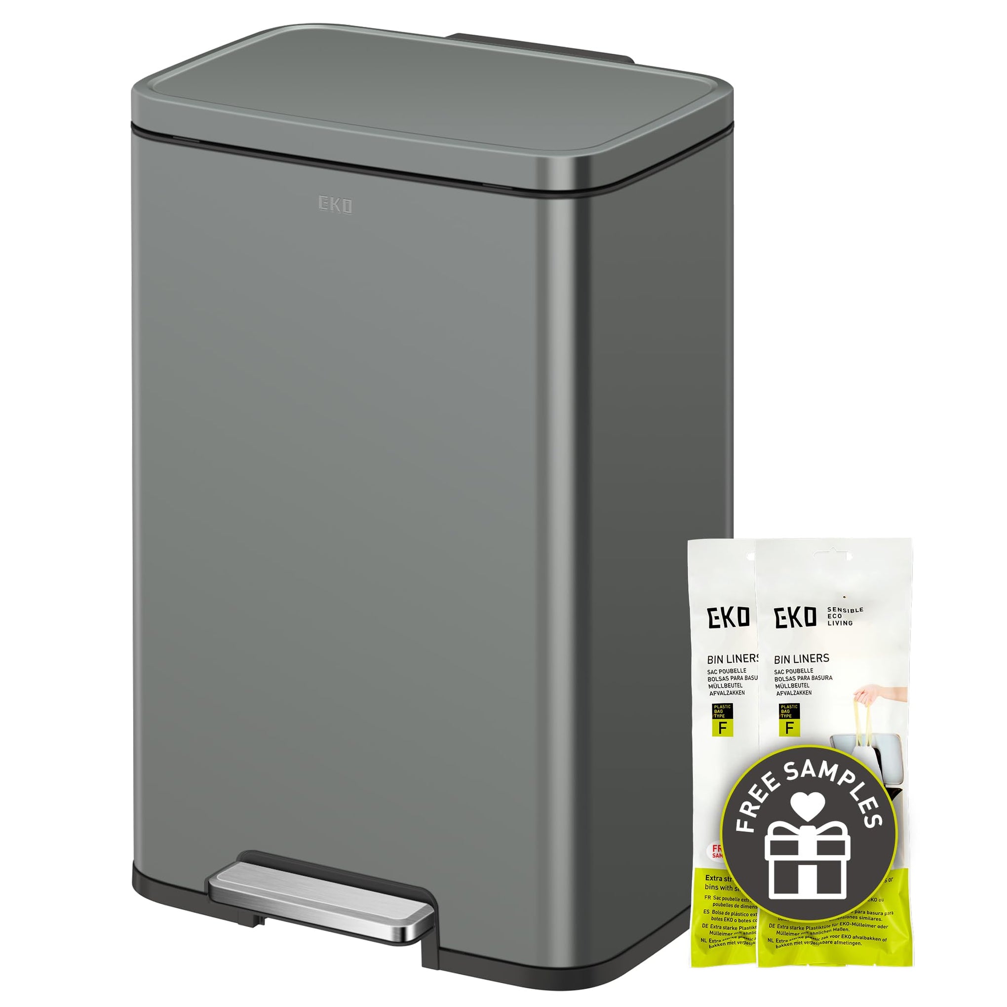 Madison Nardo Grey Stainless Steel 13.2 Gal
