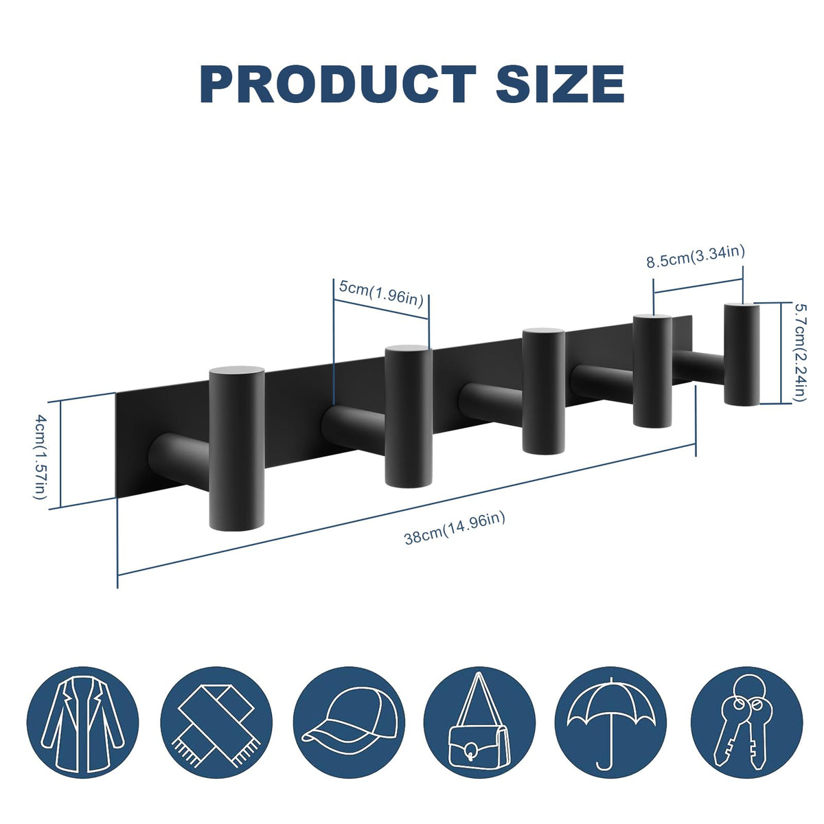 Wall Mounted Coat Rack