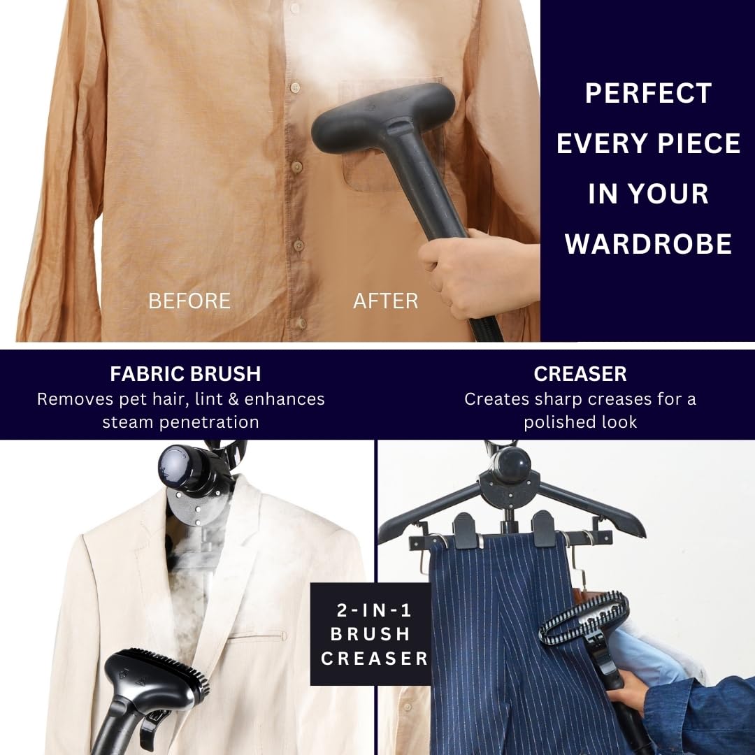 Commercial Grade Standing Garment Steamer for Clothes with Auto