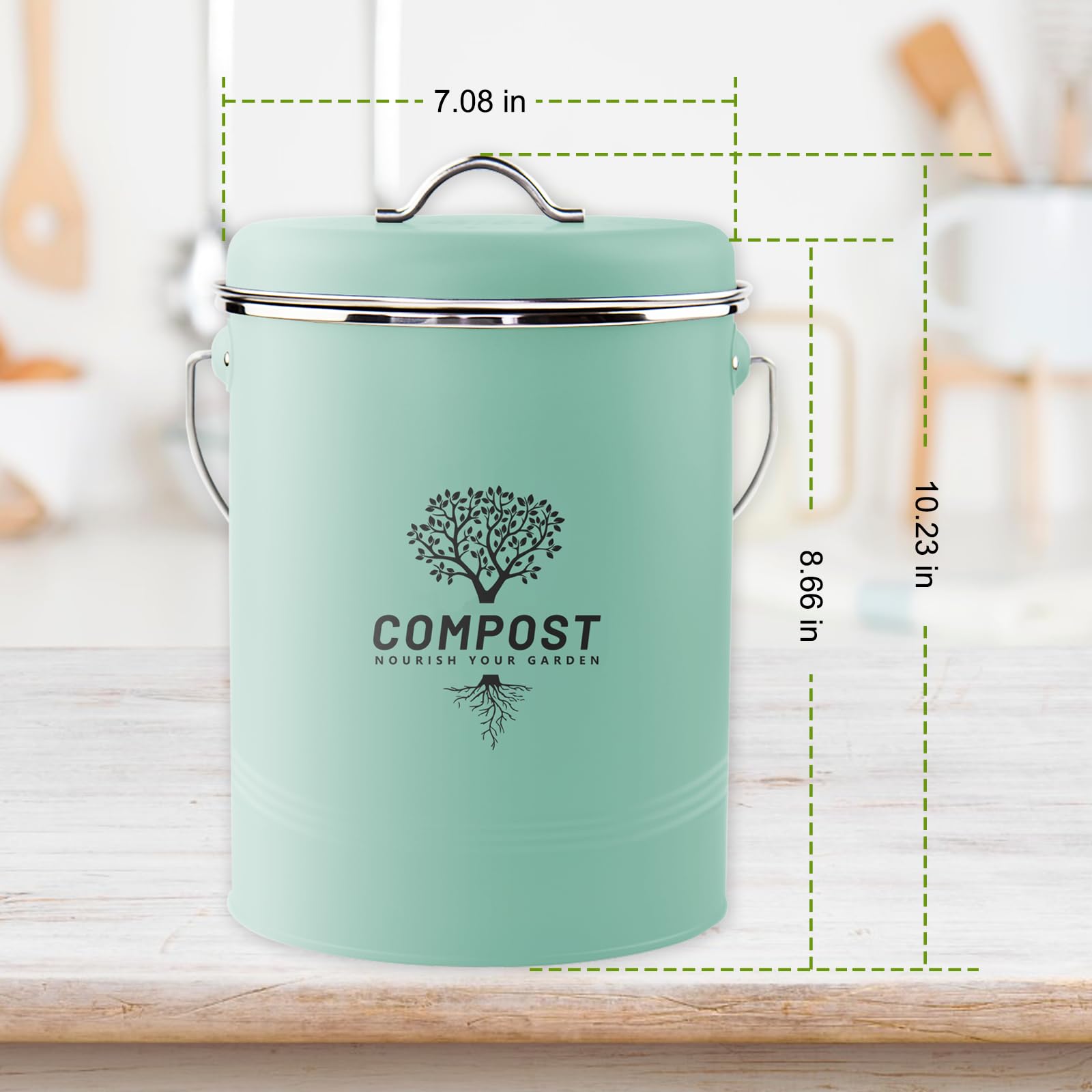 Kitchen Countertop Compost Bin
