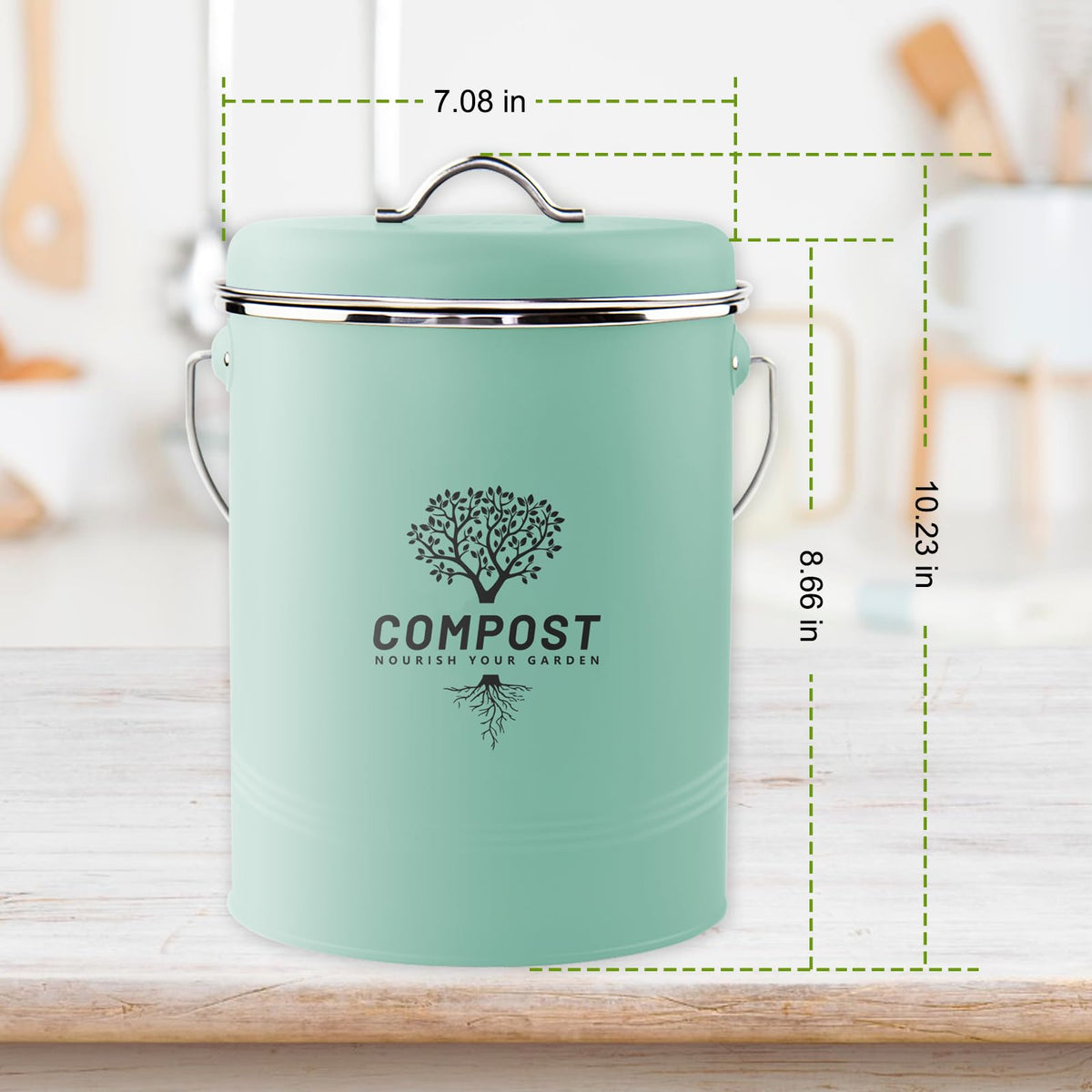 Kitchen Countertop Compost Bin