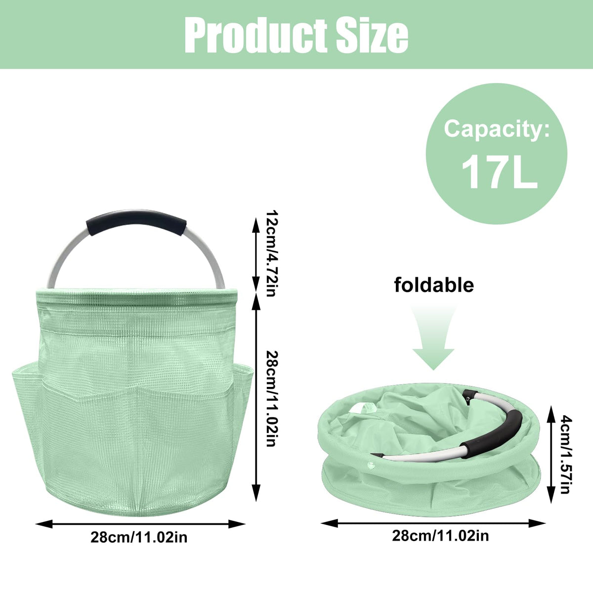 17L Cleaning Caddy with Handle