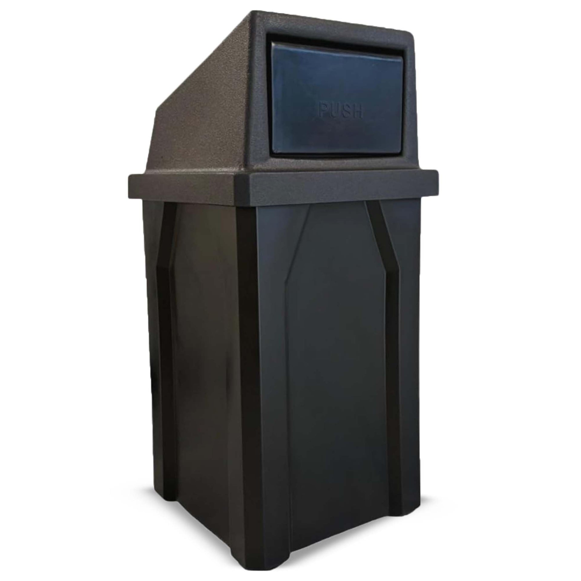 Campus Collection 32 Gallon Outdoor Commercial Trash Can with Lid